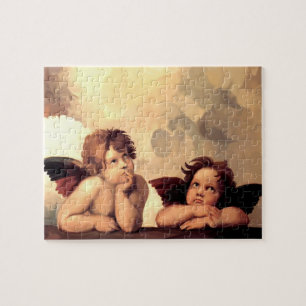 Puzzle Anges Raffaelo Sanzio de Sistine Madonna