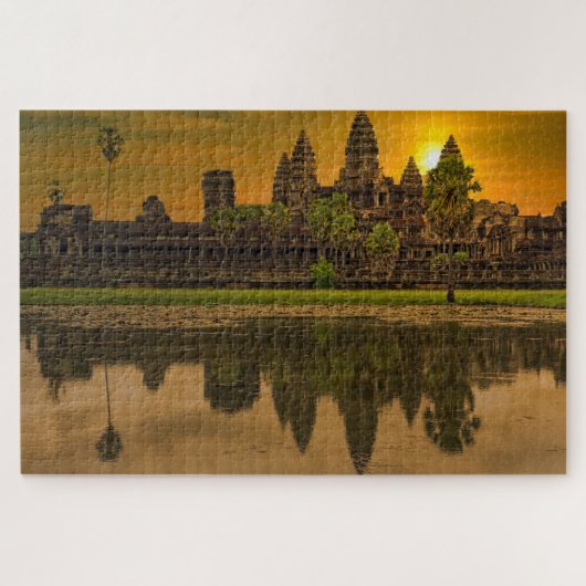 Puzzle Angkor Wat Cambodia Khmer Temple (Horizontal)