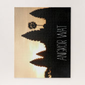 Puzzle angkor wat silhouette (Vertical)