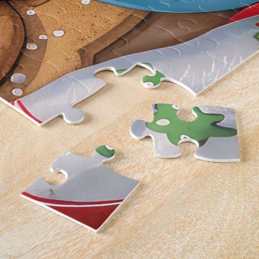 Puzzle Anglais Cocker Spaniel Vacances Baking : Noël (Côté)