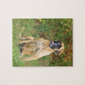 Puzzle anglais se reposant de chien de mastiff (Horizontal)