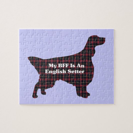 Puzzle Anglais Setter BFF (Horizontal)