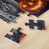 Puzzle Anglais Setter Halloween Éffrayant (Côté)