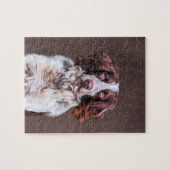 Puzzle Anglais Springer Spaniel Chien Peinture Huile Port (Horizontal)