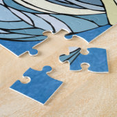 Puzzle Angle bleu en verre (Côté)