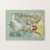 Puzzle Angle en bleu (Horizontal)