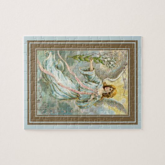 Puzzle Angle en bleu (Horizontal)