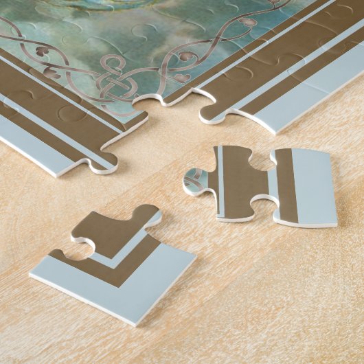 Puzzle Angle en bleu (Côté)