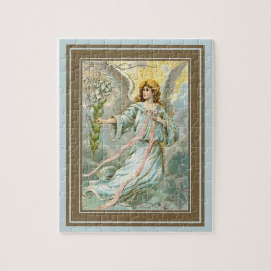 Puzzle Angle en bleu (Vertical)