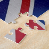 Puzzle Angleterre - Drapeau au Royaume-Uni - (Côté)