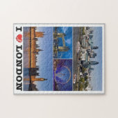 Puzzle Angleterre - Londres - I Love - (Horizontal)