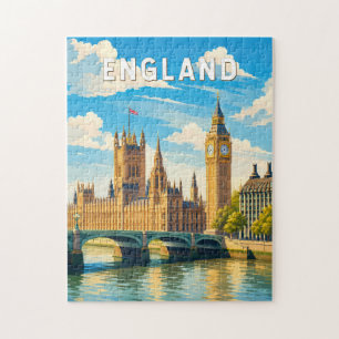 Puzzle Angleterre Royaume-Uni Illustration Voyage Art