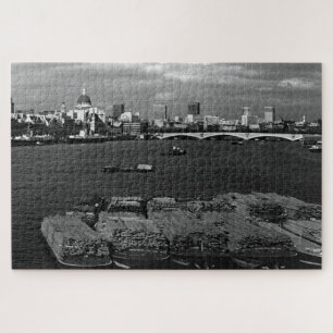 Puzzle Angleterre vintage Londres skyline de la Tamise ri