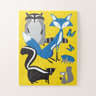 Puzzle animal 11x14 pour enfants à aveugle