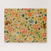 Puzzle Animal Antique Cheval Oiseau Deer Rabbit (Horizontal)