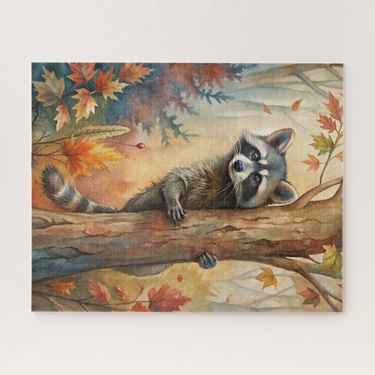 Puzzle animal d'automne (Horizontal)