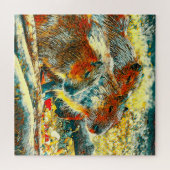 Puzzle AnimalArt_Capybara_005 (Horizontal)