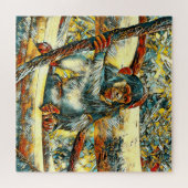 Puzzle AnimalArt_Chimpanzée_011 (Horizontal)