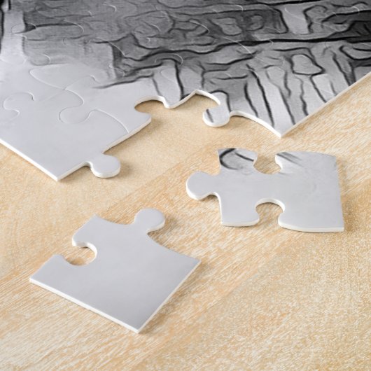 Puzzle AnimalArtBW_RedPanda_003 (Côté)