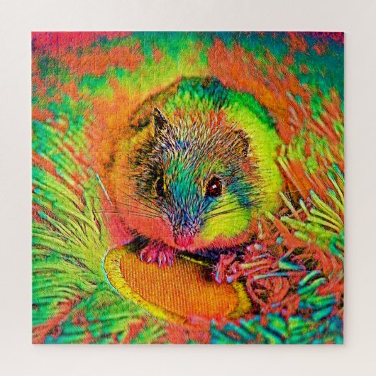 Puzzle AnimalColor_Hamster_002 (Vertical)