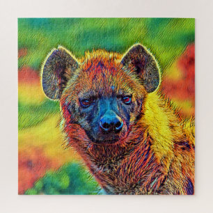 Puzzle AnimalColor_Hyena_001