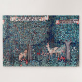 Puzzle Animals dans The Forest, William Morris (Horizontal)