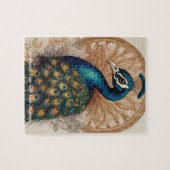 Puzzle Animation Boho paon (Horizontal)