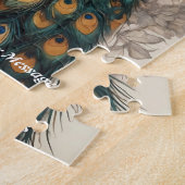 Puzzle Animation Boho paon (Côté)