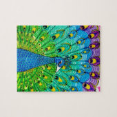 Puzzle Animation d'oiseau de paon (Horizontal)