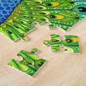 Puzzle Animation d'oiseau de paon (Côté)