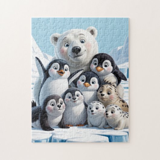 Puzzle Animaux Arctiques (Vertical)