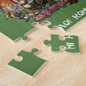 Puzzle Animaux asiatiques - casse-tête (Côté)