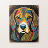 Puzzle Animaux Beagles dynamiques (Vertical)