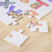 Puzzle Animaux d'alphabet d'aquarelle (Côté)