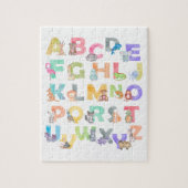 Puzzle Animaux d'alphabet d'aquarelle (Vertical)