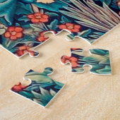 Puzzle Animaux dans la forêt, William Morris Jigsaw Puzzl (Côté)