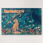 Puzzle Animaux dans la forêt, William Morris Jigsaw Puzzl (Horizontal)