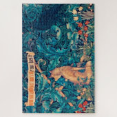 Puzzle Animaux dans la forêt, William Morris Jigsaw Puzzl (Vertical)