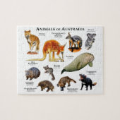 Puzzle Animaux d'Australie (Horizontal)
