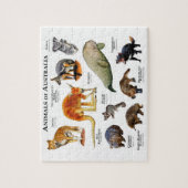 Puzzle Animaux d'Australie (Vertical)