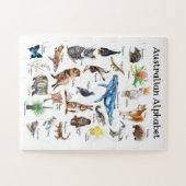 Puzzle Animaux d'Australie Alphabet  (Horizontal)