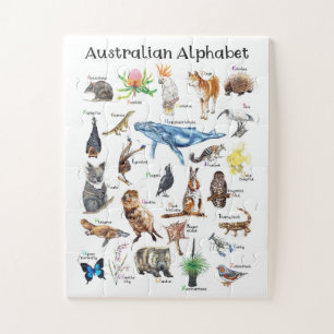 Puzzle Animaux d'Australie Alphabet
