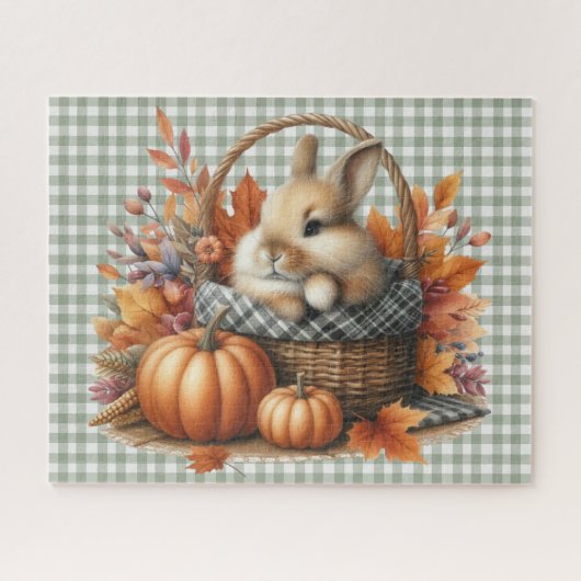 Puzzle Animaux d'automne (Horizontal)