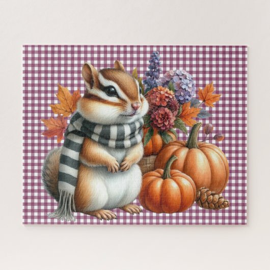 Puzzle Animaux d'automne (Horizontal)