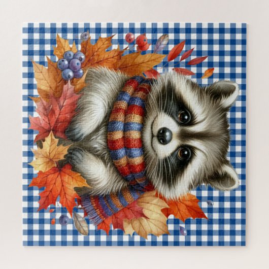 Puzzle Animaux d'automne (Horizontal)
