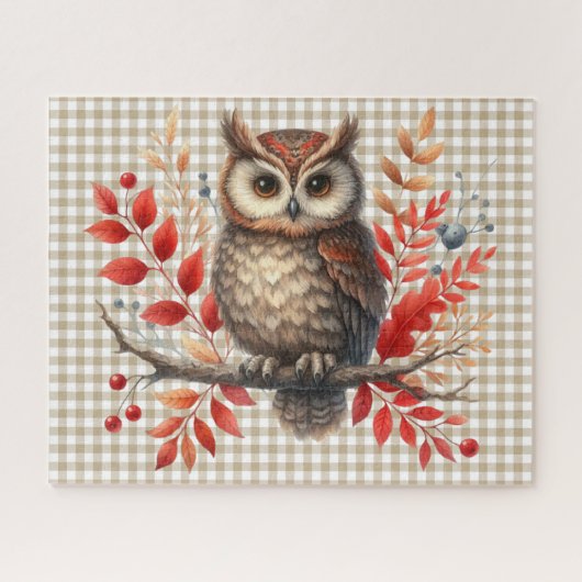 Puzzle Animaux d'automne (Horizontal)