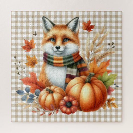 Puzzle Animaux d'automne (Vertical)