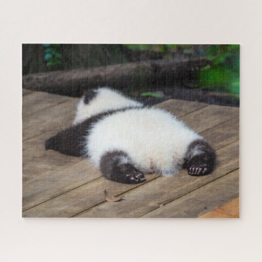Puzzle Animaux de bébés cutest | Bébé Géant Panda Dormir (Horizontal)