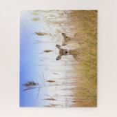 Puzzle Animaux de bébés cutest | Deux jeunes cerfs à queu (Vertical)