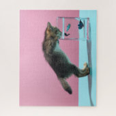 Puzzle Animaux de bébés cutest | Kitten En regardant le b (Vertical)